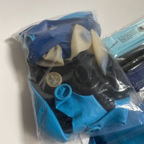 Blue & Black Birthday Party Decor Kit - Picture 3 of 9
